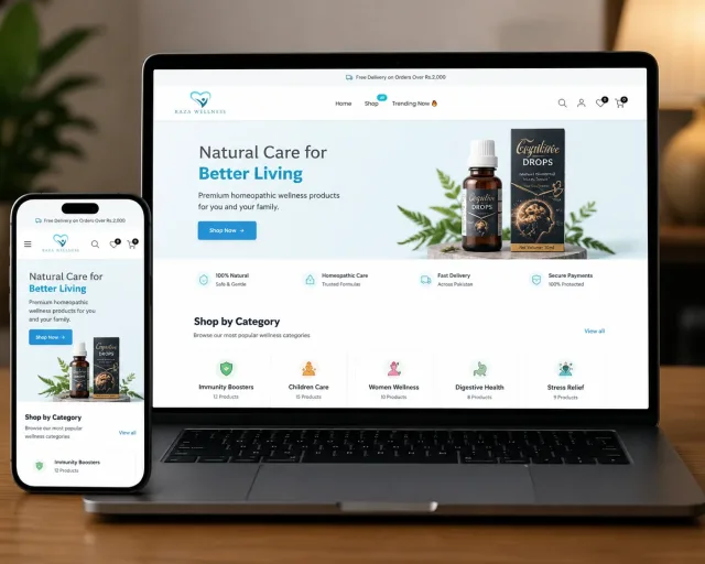 Raza Wellness Shopify Store