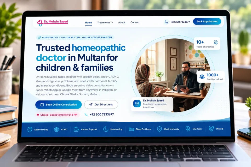 Dr Mohsin Saeed — Clinic Website